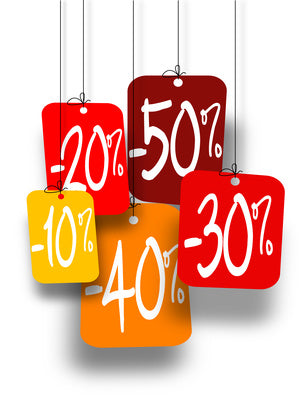 Super sconti fino al 65%