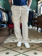 Pleated trousers made in Italy