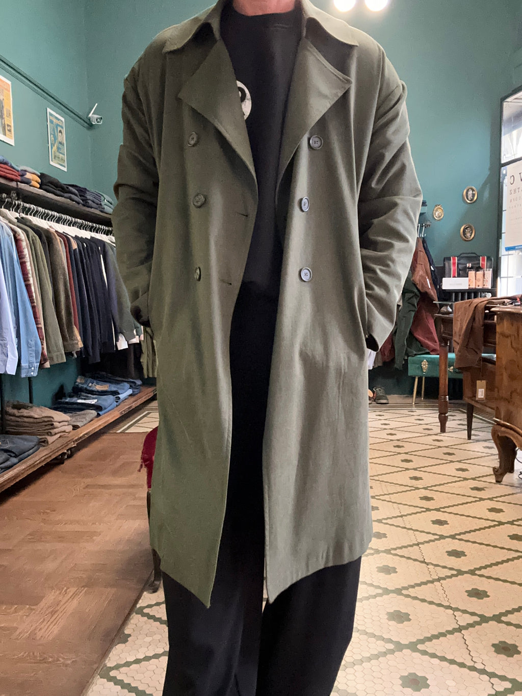 soprabito over foderato in cotone