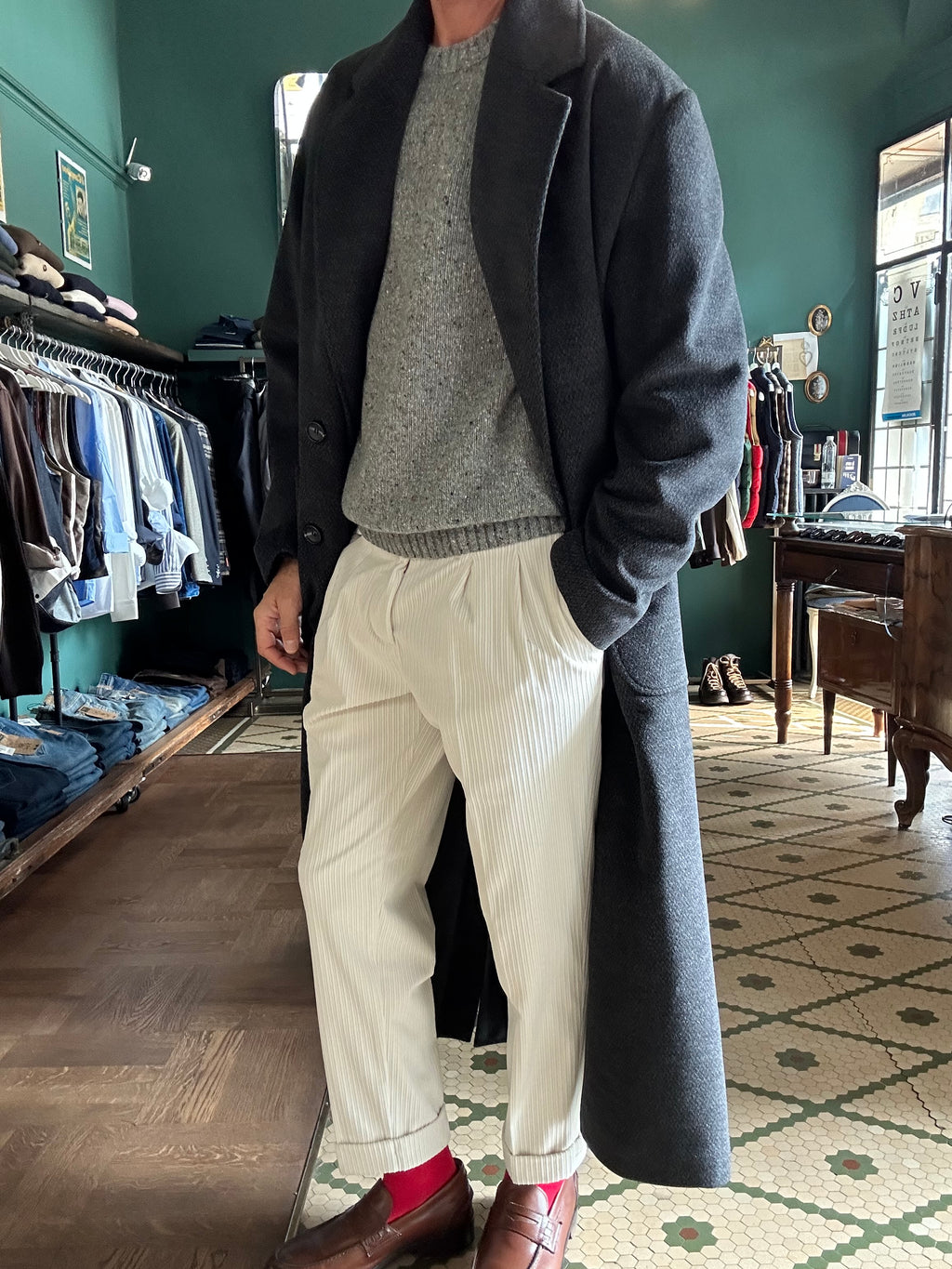 Cappotto lungo made in Italy