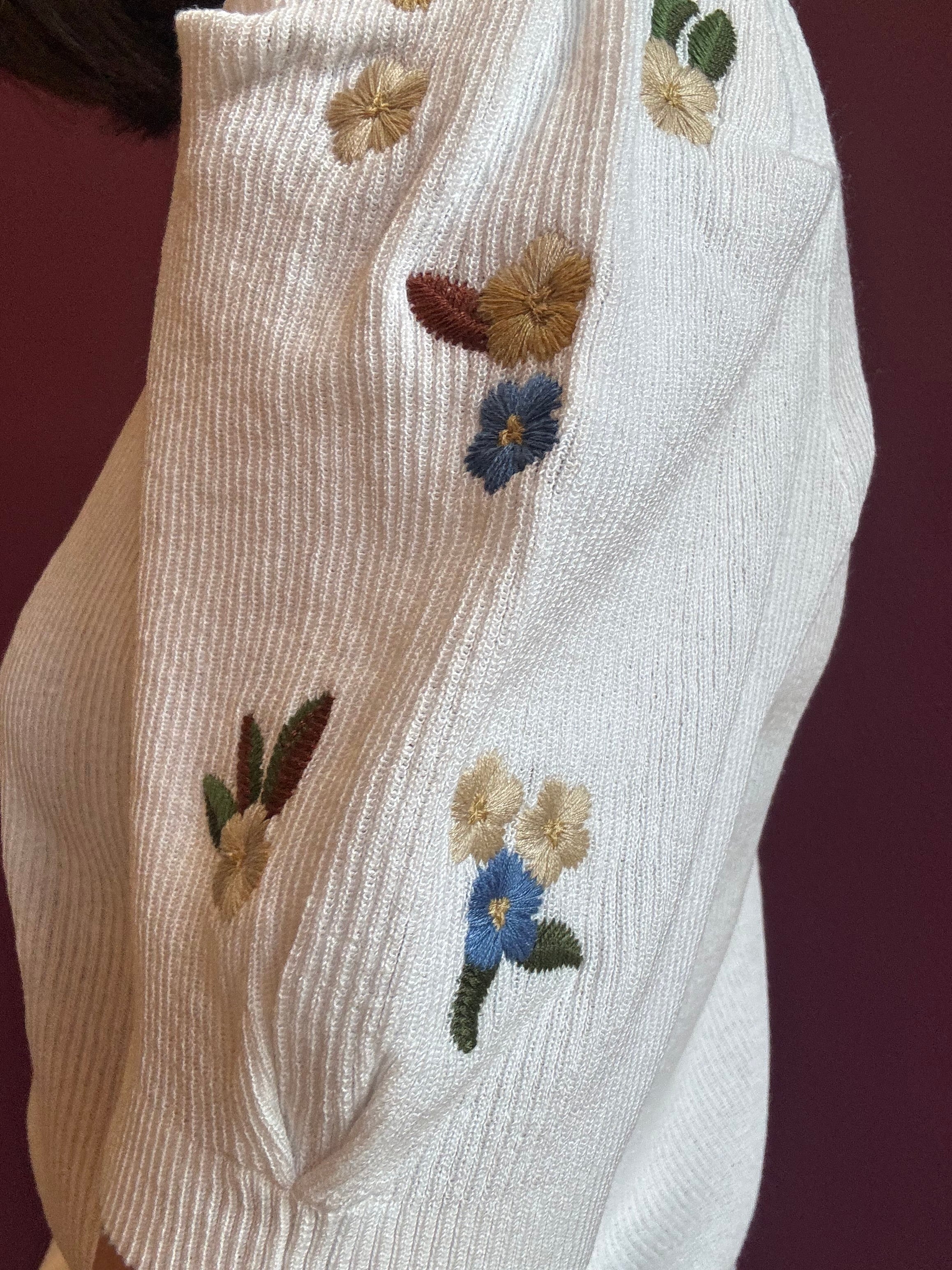 Embroidered Luisa sweater