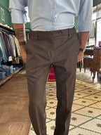 Pantalone Bridges slim fit con elastico in vita