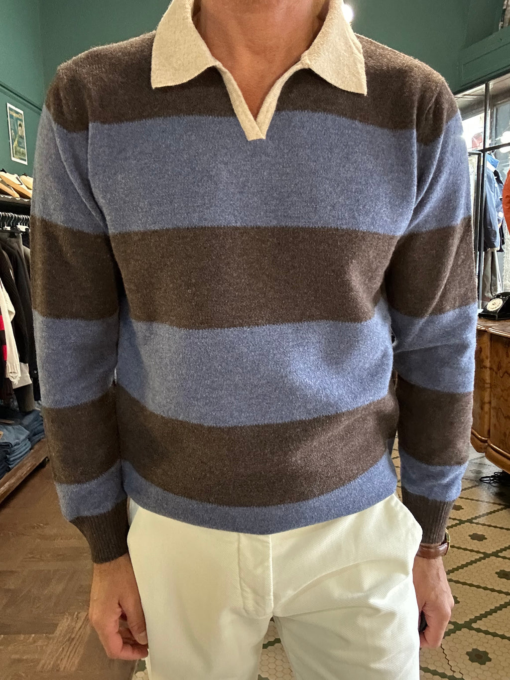 Maglia polo rugby inthebox mistolana