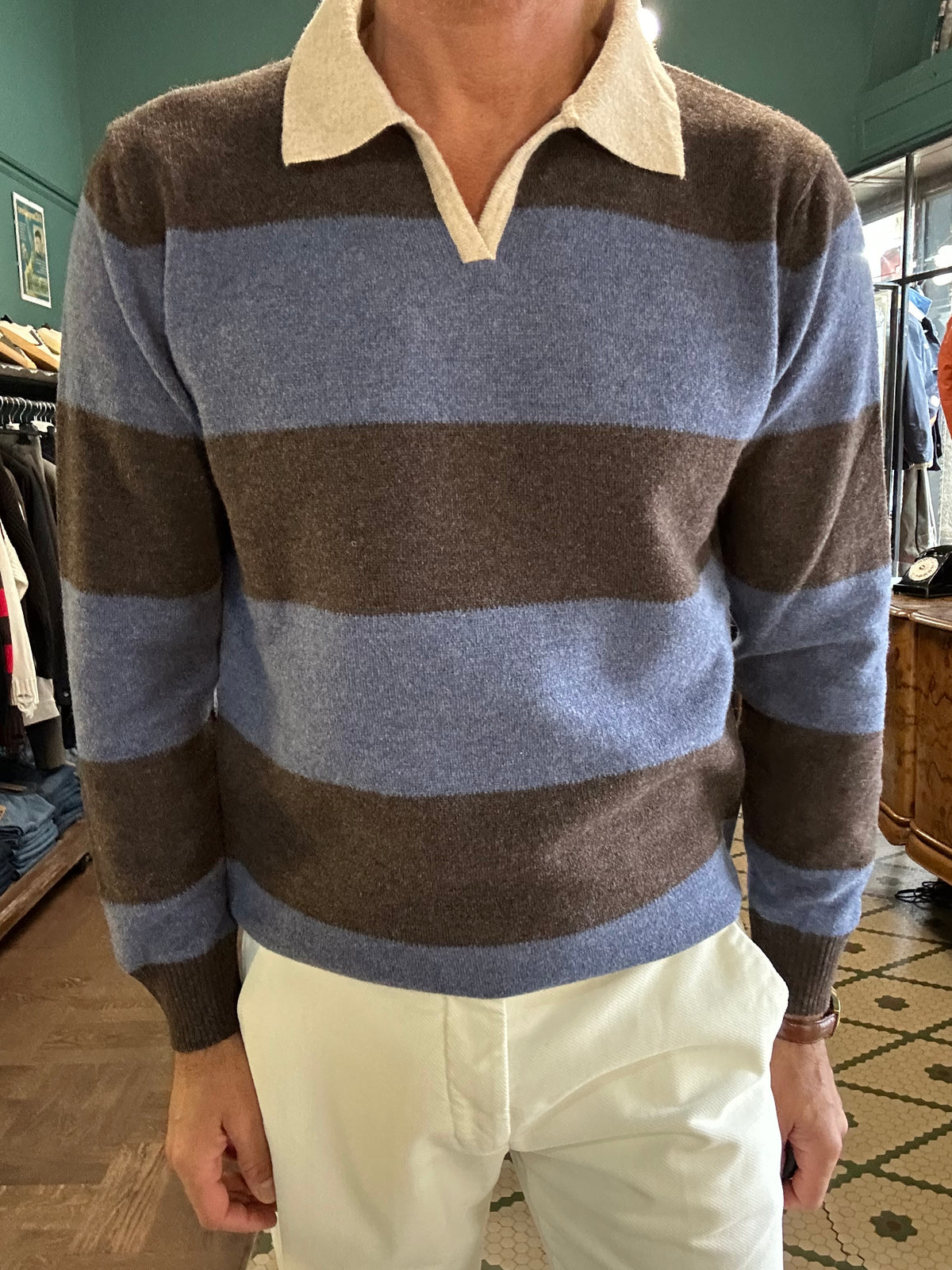 Maglia polo rugby inthebox mistolana