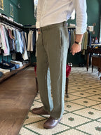 Pantalone 100% lino loose fit Made in Italy