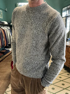 Maglione girocollo melange