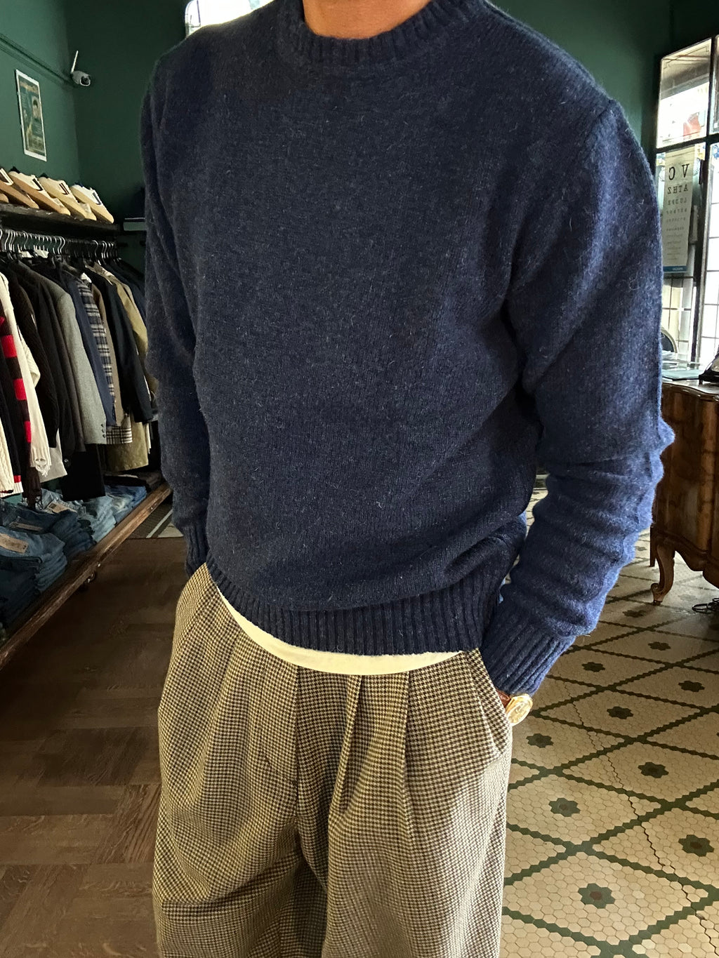 Maglione 100% lana shetland Made in Italy