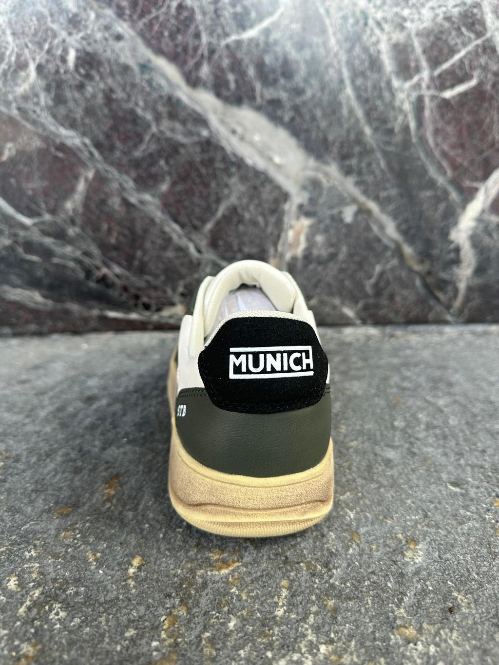 Sneakers Munich legit Man 105 verdi e bianche