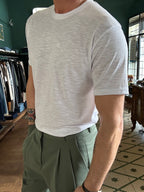 Slub cotton t-shirt