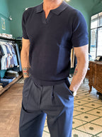 Polo 100% cotone con trama