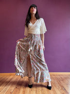 Paola Button Skirt