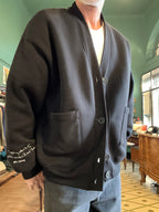 Cardigan felpa oversize