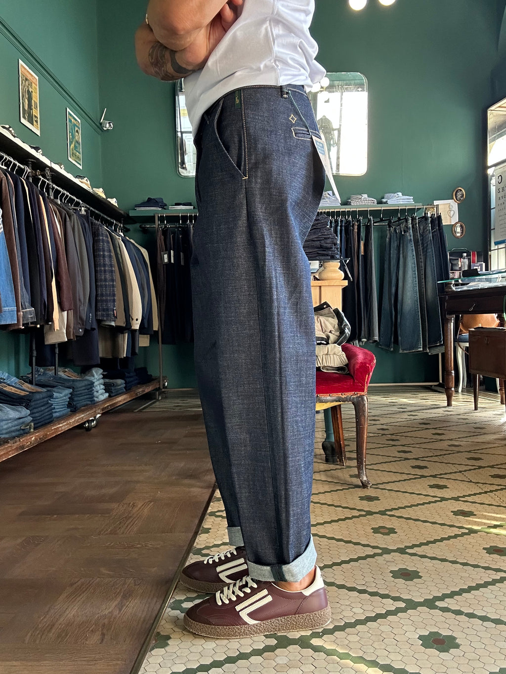 Jeans Meleda chino loose fit