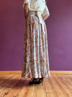 Paola Button Skirt