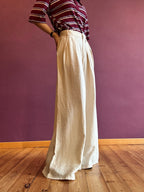 Mira linen blend trousers