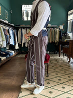 Pantalaccio garry’s earth a righe cotone Made in Italy