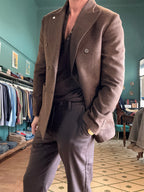 Giacca doppiopetto spigata