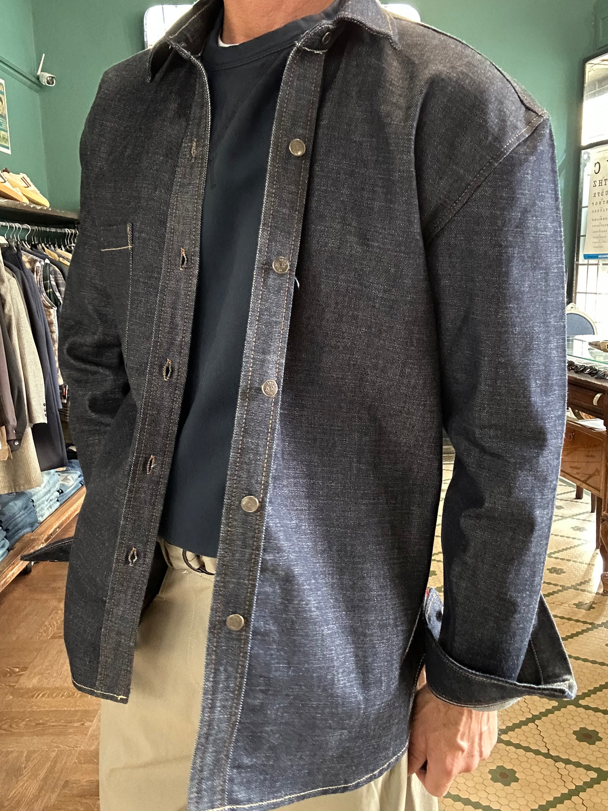 Camicia over-shirt denim Japan