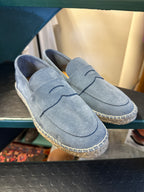 Suede boat moccasin