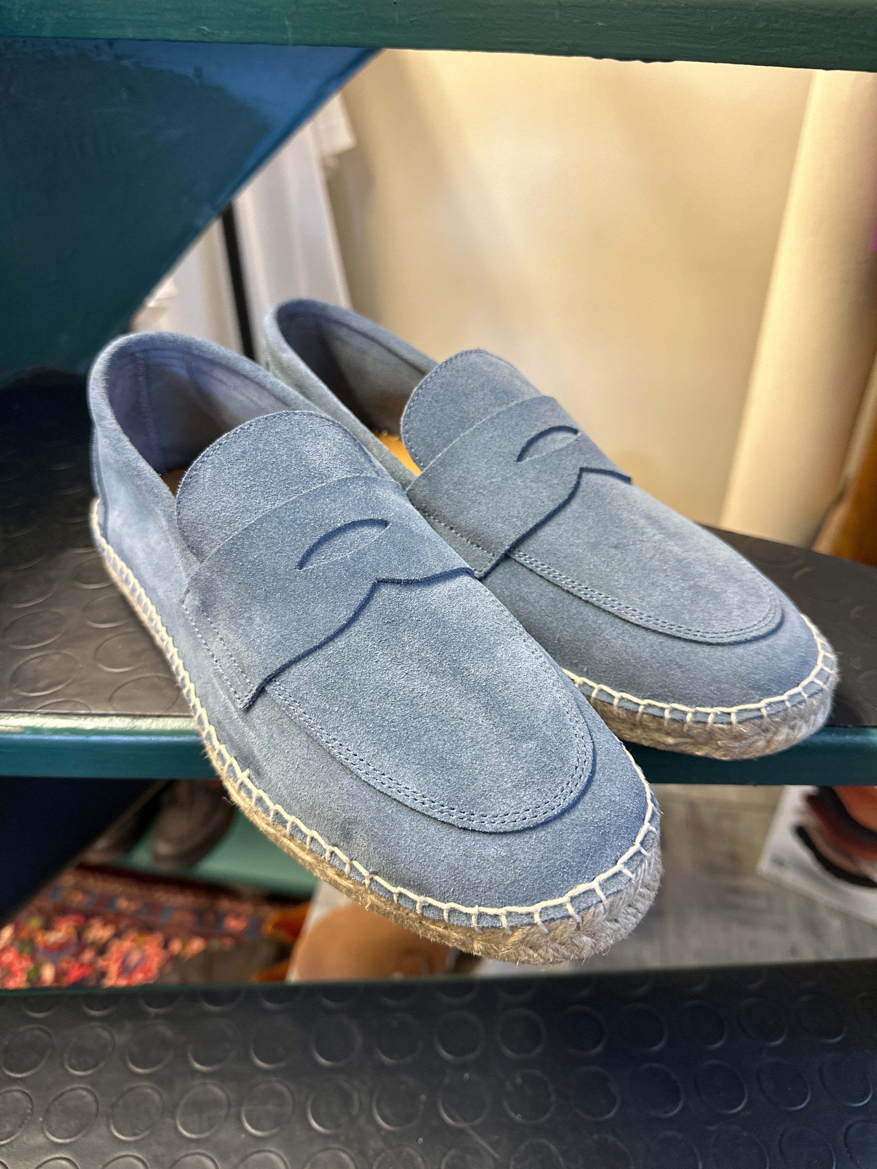 Suede boat moccasin