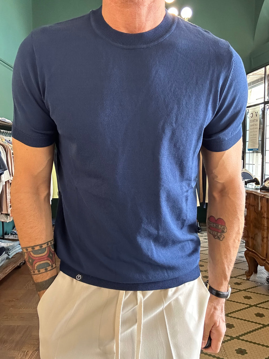 T-shirt In maglina