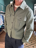 Camicia Casacca in cotone Made in Italy Dandy-abbigliamento