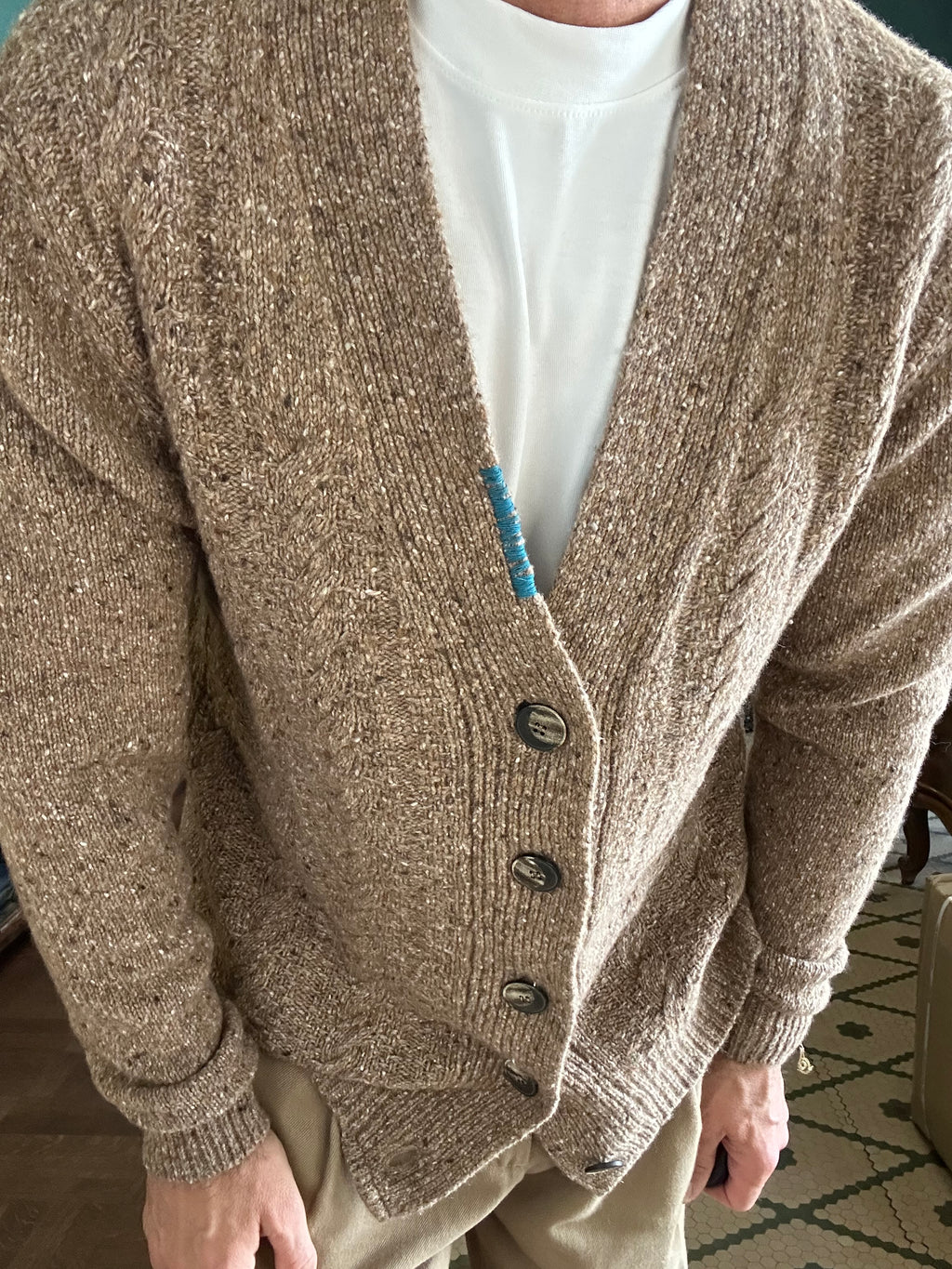 Cardigan bottonato Koon misto lana