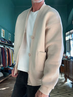 Cardigan felpa oversize