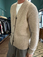 Cardigan misto lana e alpaca