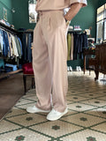 Silky baggy trousers