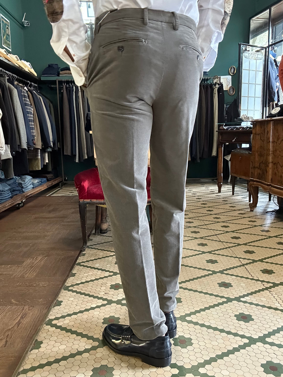 Pantalone Word in fustagno diagonale made in italy