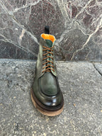 Stivaletto doppio pellame camoscio e vitello