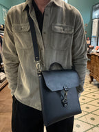 Borsa cartella in cuoio Fiorentino artigianale