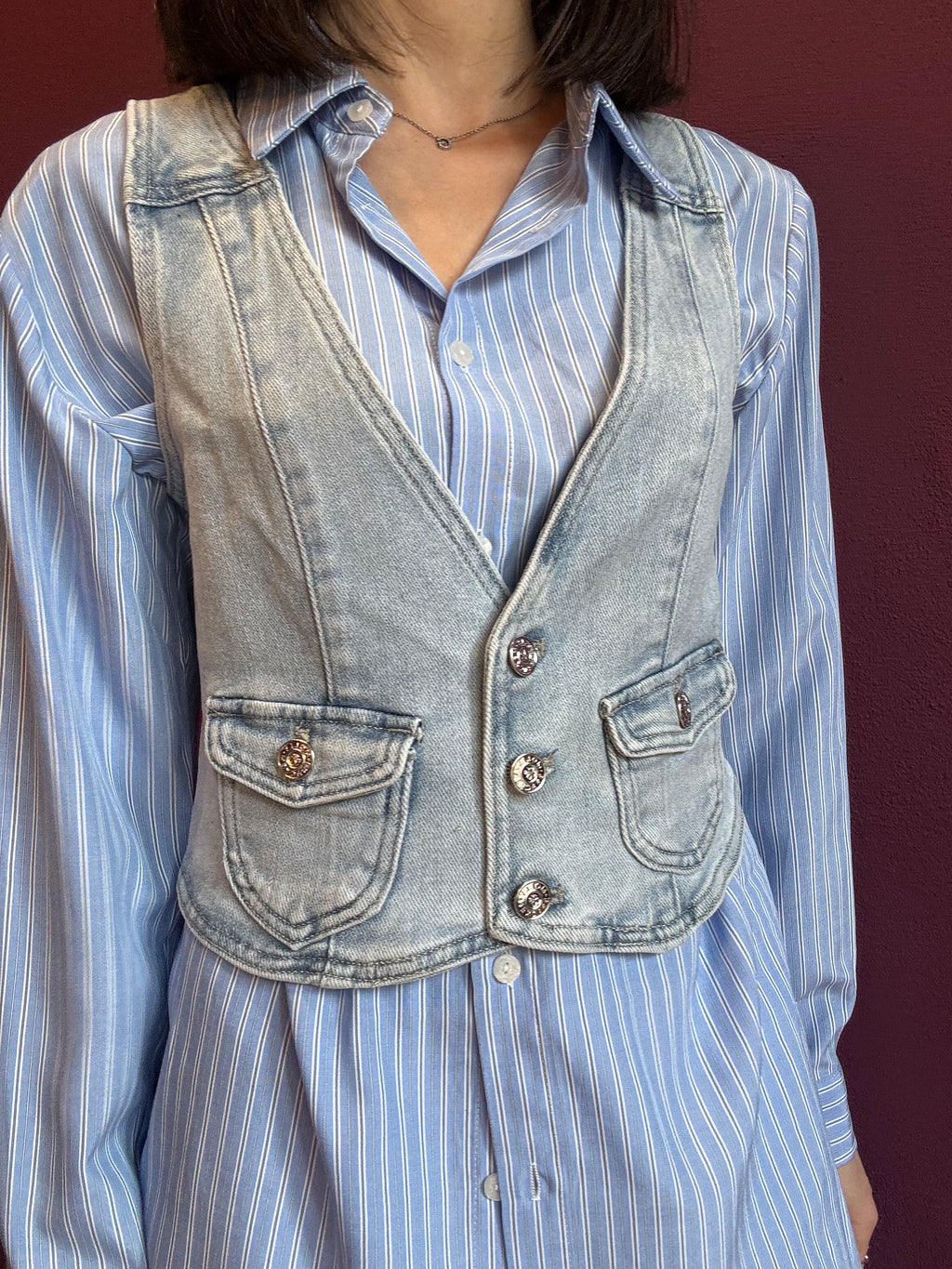 Marta denim vest