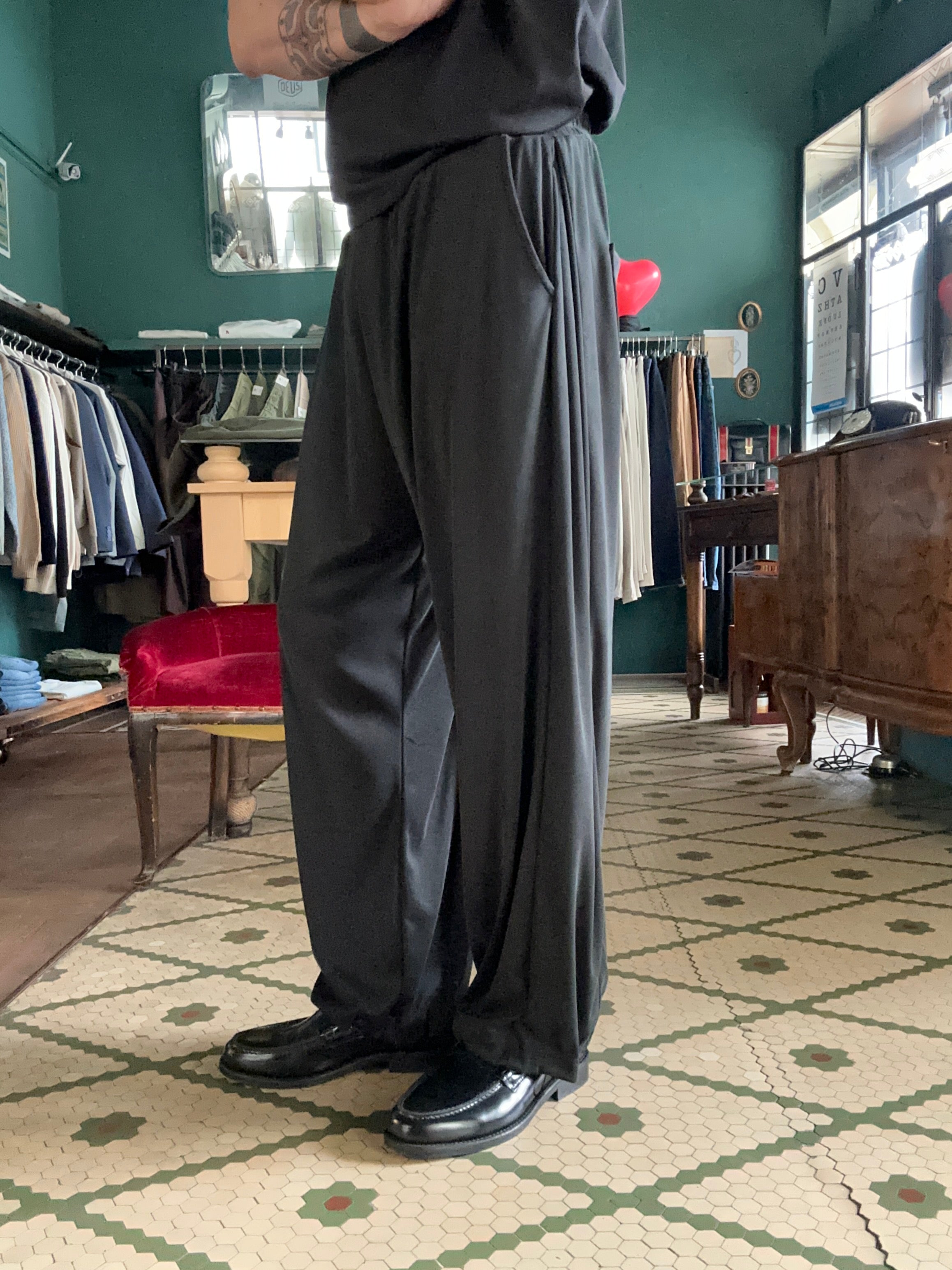 Pantalone baggy-fit morbido