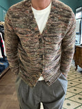 Cardigan misto lana multicolor