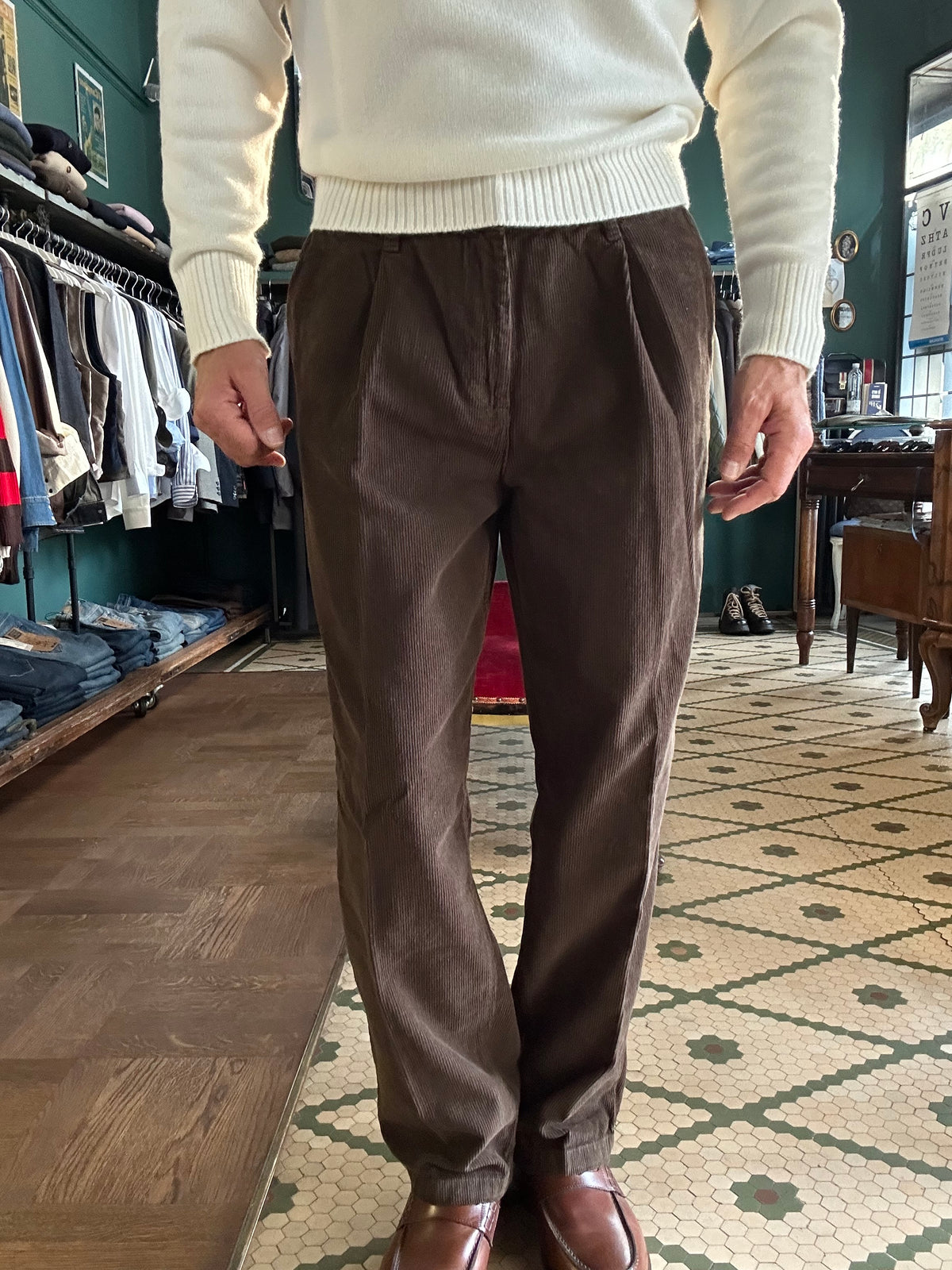 Pantalone Delamere in velluto