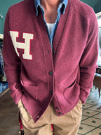 Ivy varsity cardigan in lana Chesapeack’s