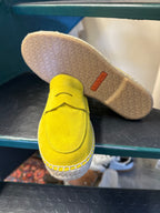 Suede boat moccasin