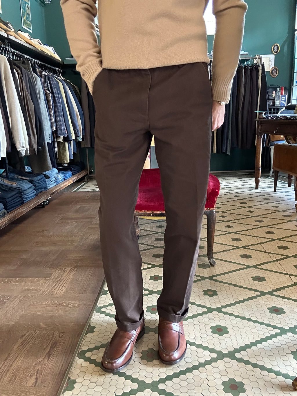 Pantalone Meleda chino loose fit