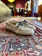 Mocassino scamosciato delavé corda