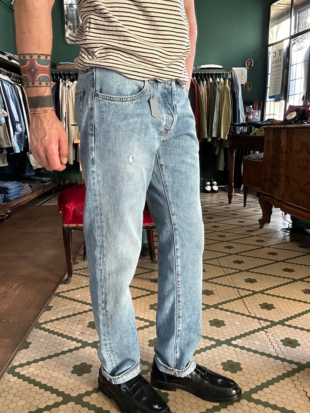 Denim Chesapeack’s selvedge ridgway con cimosa