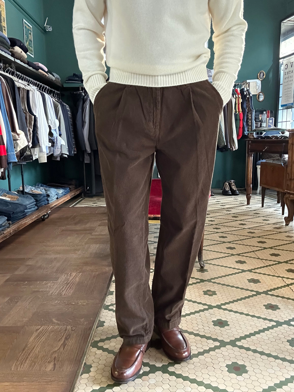 Pantalone Delamere in velluto
