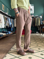 Pantalaccio 100% lino regular fit Made in Italy