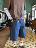 Jorts oversize in denim