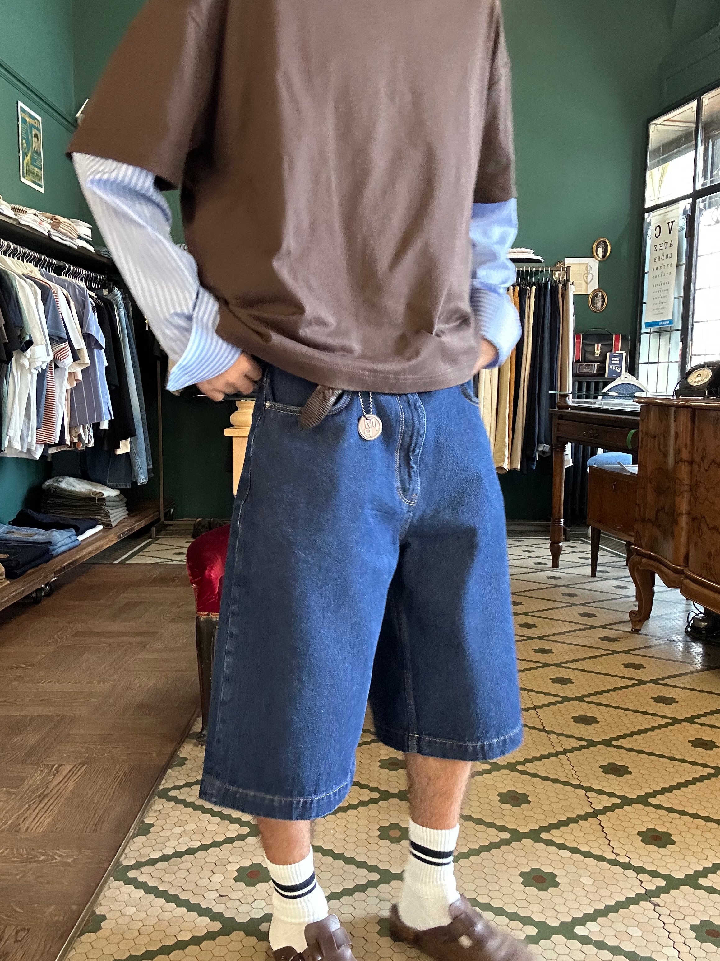 Jorts oversize in denim
