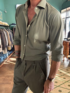 Camicia Adam in jersey no stiro