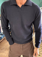Maglione Polo Retois 100% lana merino