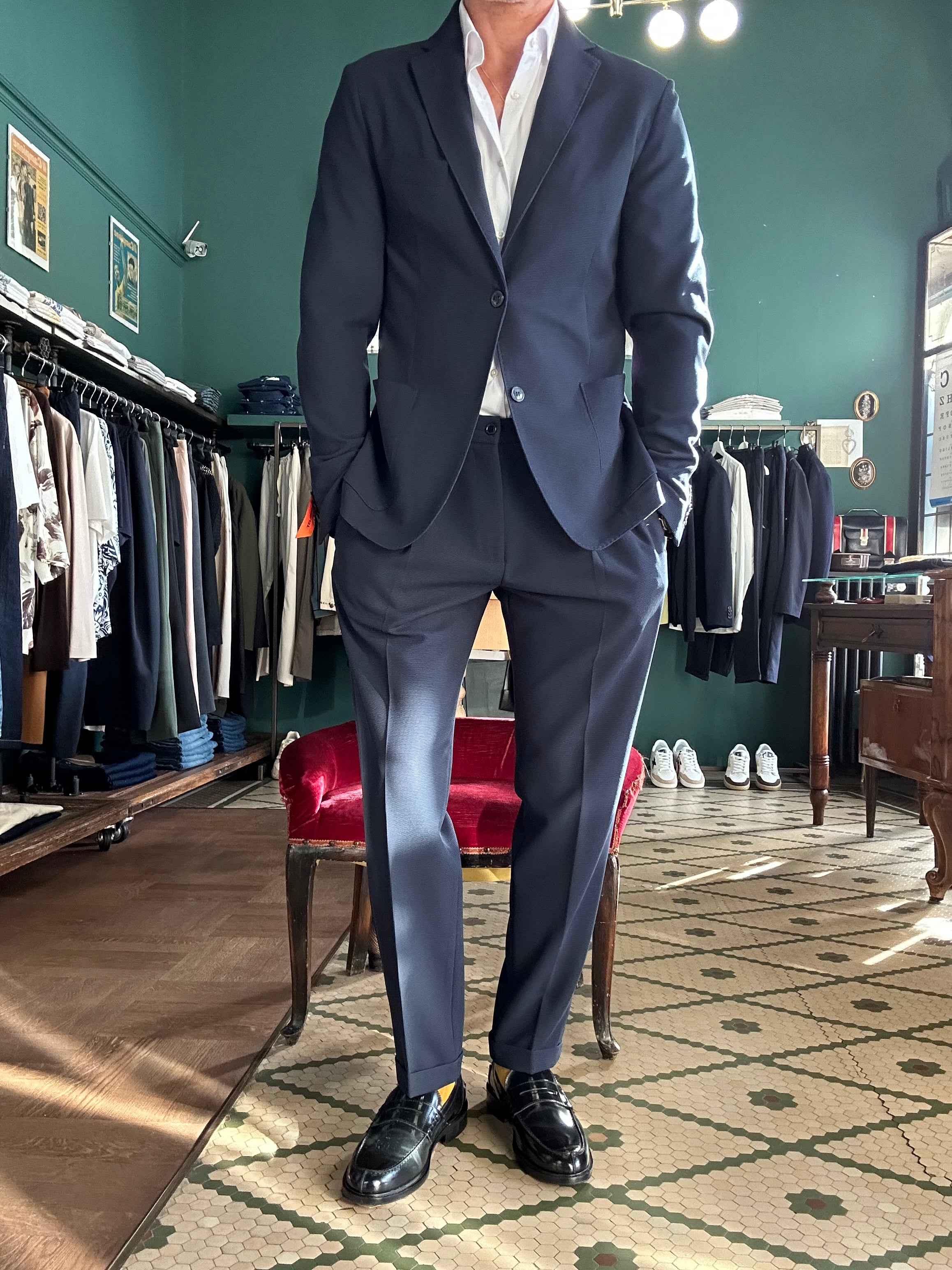 Giacca tessuto operato