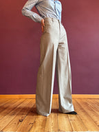 Pantalone gessato grigio